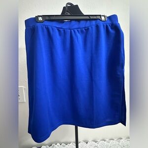 NEW SHEIN Blue Mini Skirt XL | Classic Elegant Casual Stretch Skirt